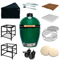 Фото Комплект Big Green Egg Гриль L + Стол L + Полка + Решетка + Набор инструментов для гриля